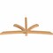 Ekena Millwork Davenport Timber Gable Bracket, Western Red Cedar, 84"W x 38"H x 3 1/2"D x 3 1/2"F, 11/12 Pitch GBW084X38X0404DAV00SWR - alternate 2